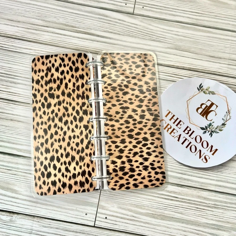 Happy planner weekly notes Skinny mini size Fierce woman leopard cheetah